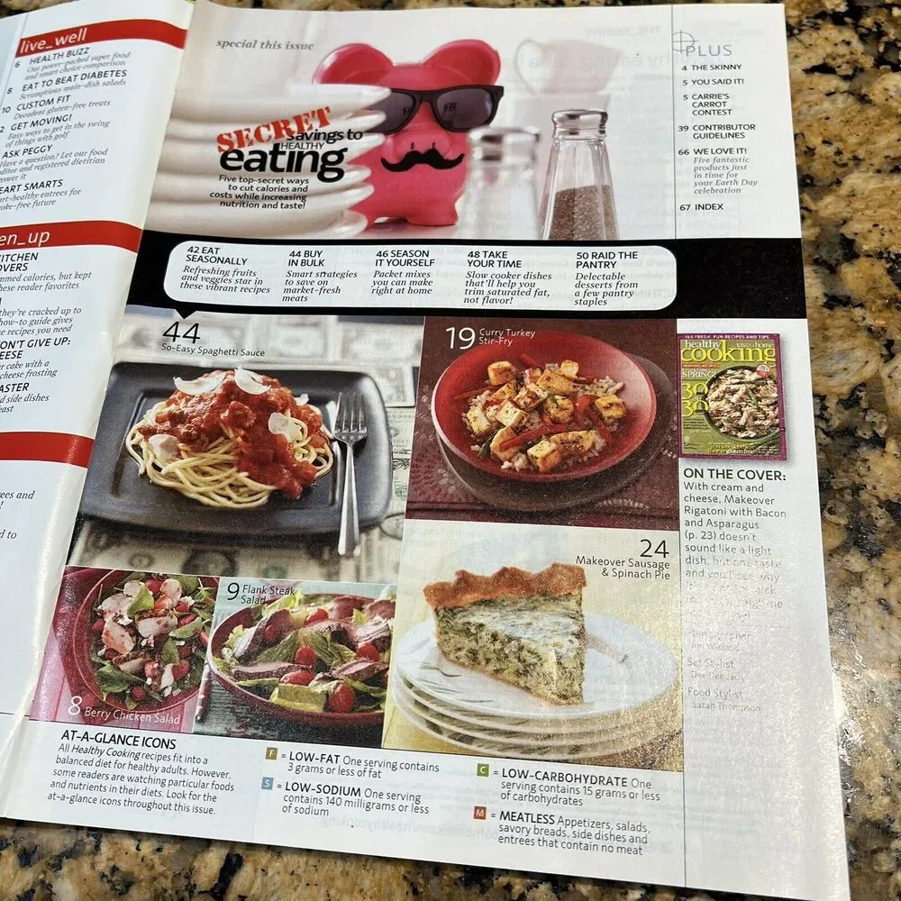 Lot of Taste of Homes Healthy Cooking Recipe Magazines 2010 Back Issue Set Of 6